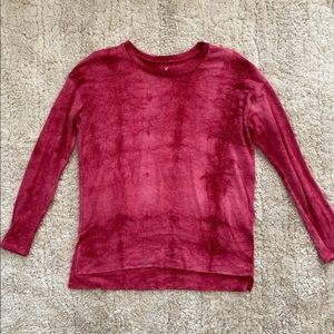 American Eagle Bright Pink Long Sleeve Sweater